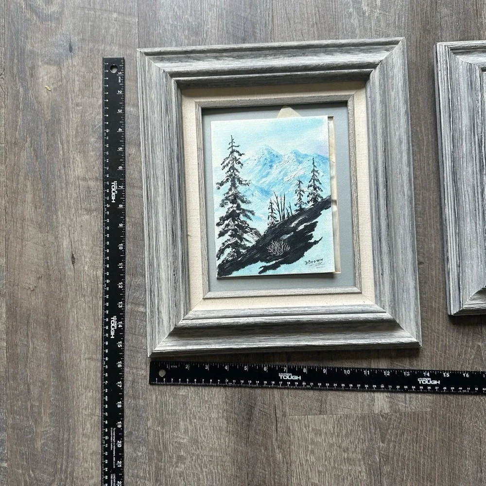 VTG MID CENTURY MODERNIST CARVED White Washed WOOD PICTURE FRAME 16 X 14 MCM